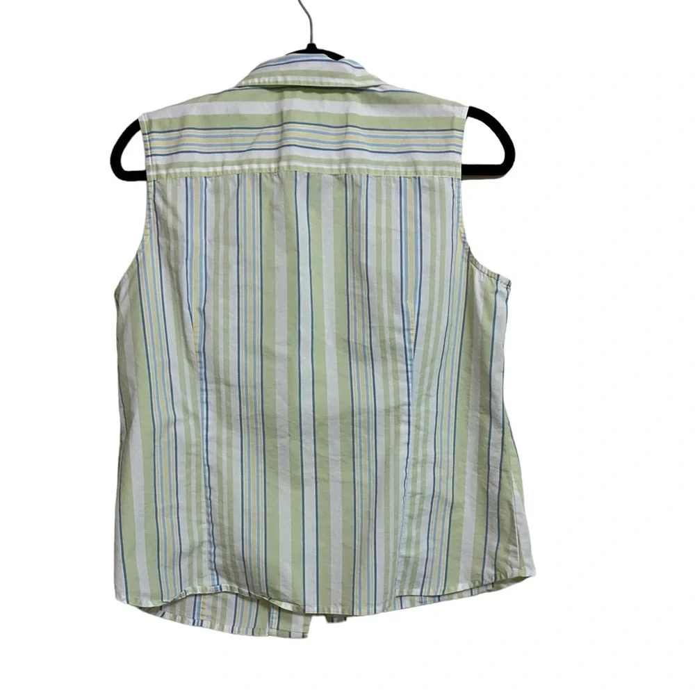 Liz Claiborne Lizgolf Blouse Sleeveless Size 8 - Picture 2 of 4